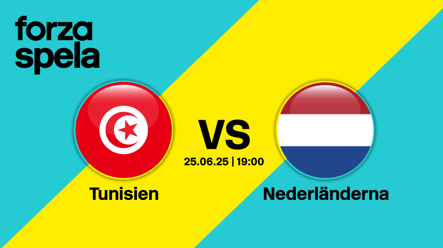 Tunisien vs Nederländerna Prognos & Odds VM 2026