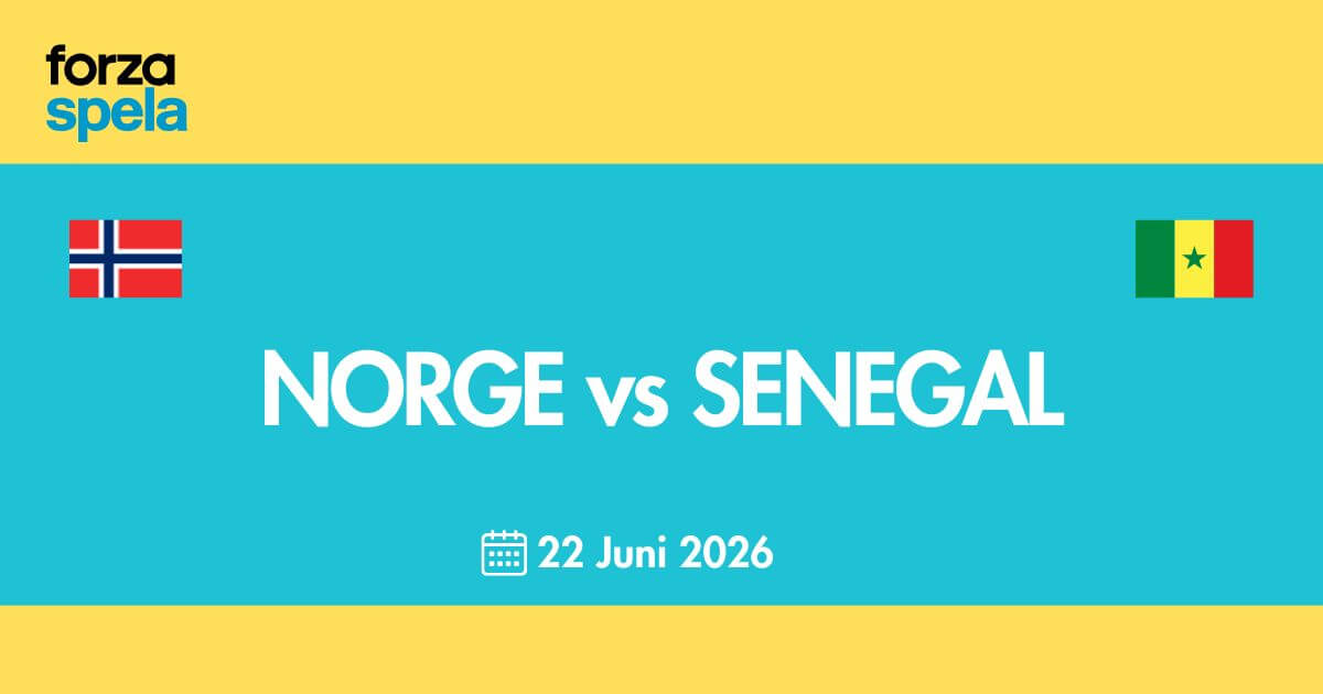 Norge vs Senegal – Speltips VM 2026