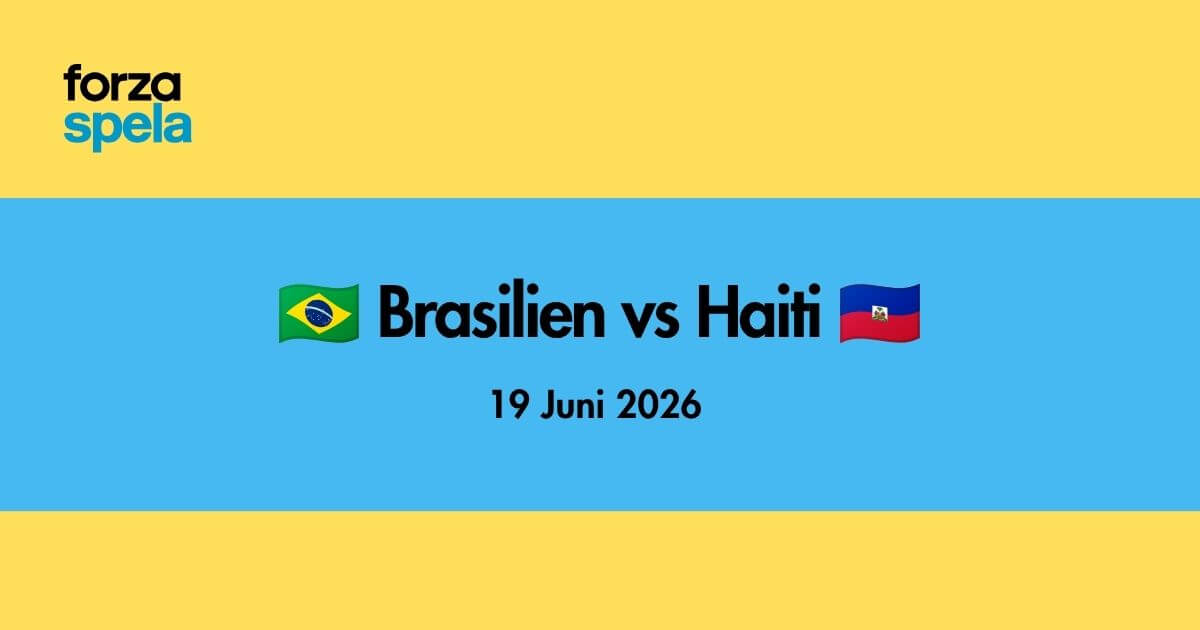 Brasilien vs Haiti – Prognos, Odds och Speltips