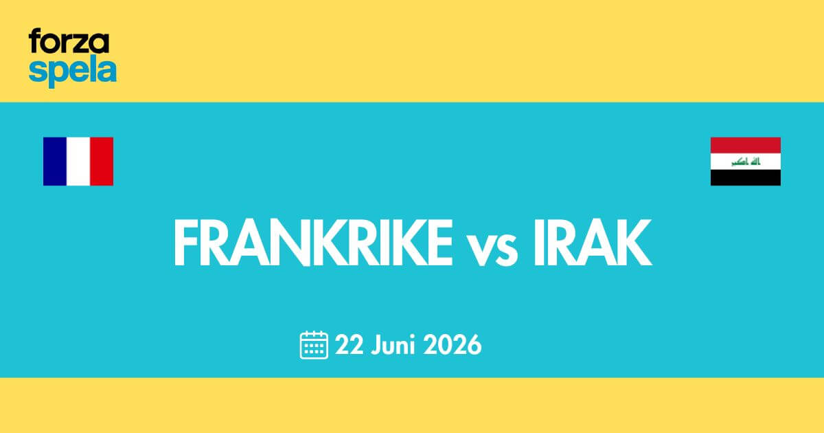 Frankrike vs Irak – Speltips & Odds