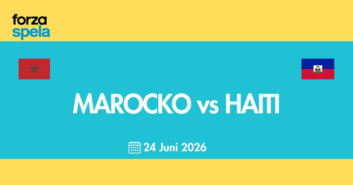 Marocko vs Haiti – Speltips & Odds