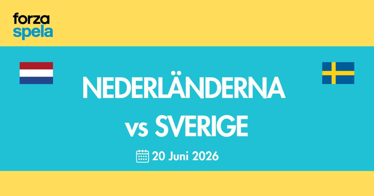 Nederländerna vs Sverige – Speltips & Odds