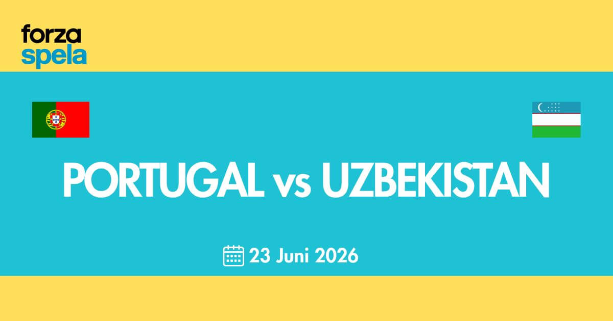 Portugal vs Uzbekistan – Prognos, Odds & Speltips