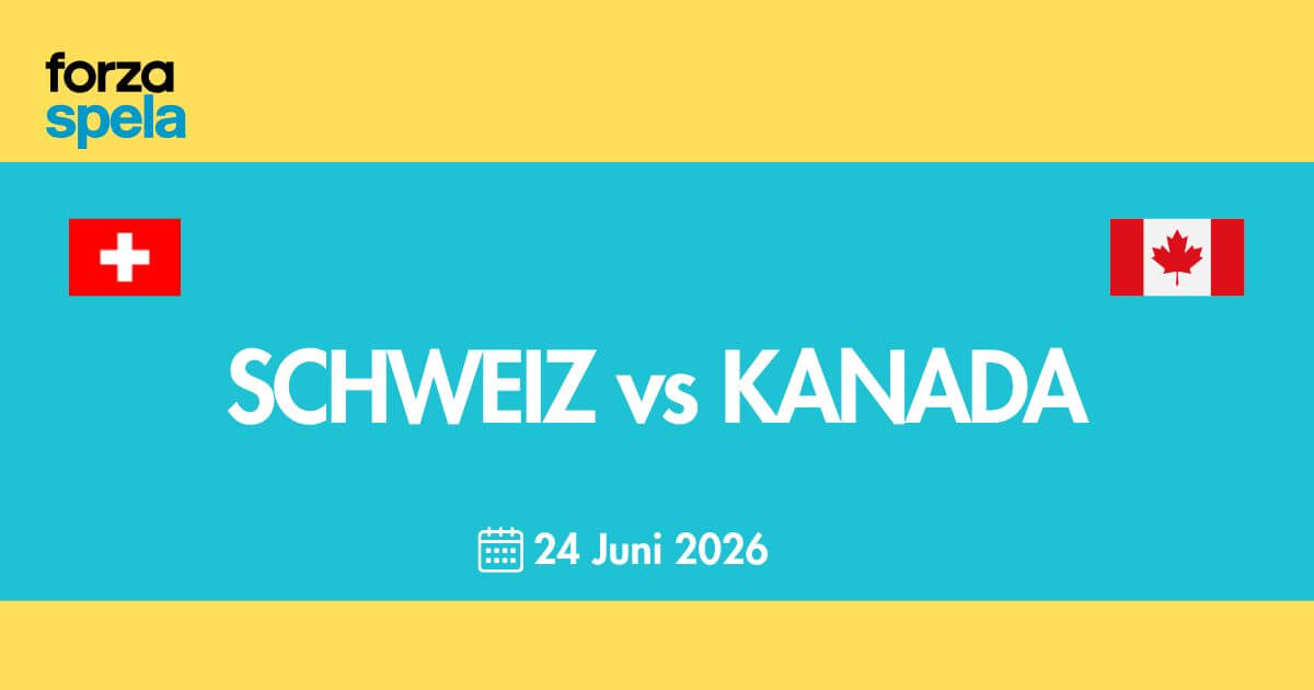 Schweiz vs Kanada – Speltips