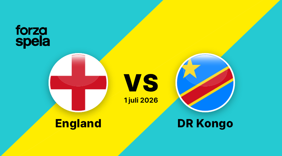 England vs DR Kongo – Speltips VM 2026
