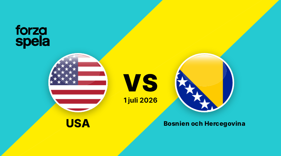 USA vs Bosnien & Hercegovina – Speltips VM 2026