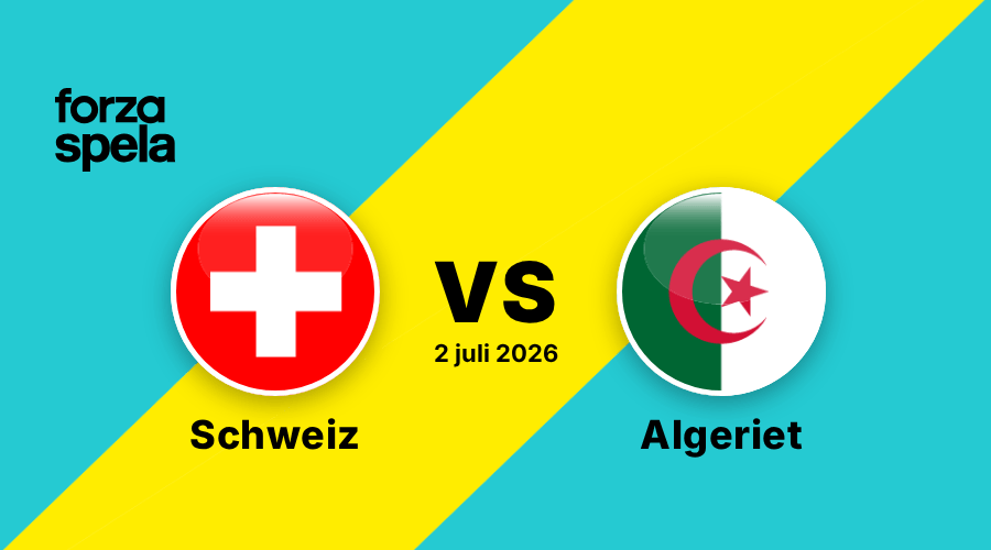Schweiz vs Algeriet – Speltips VM 2026