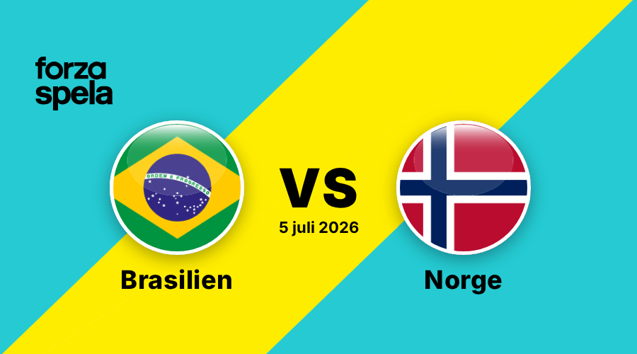 Brasilien vs Norge – Speltips VM 2026