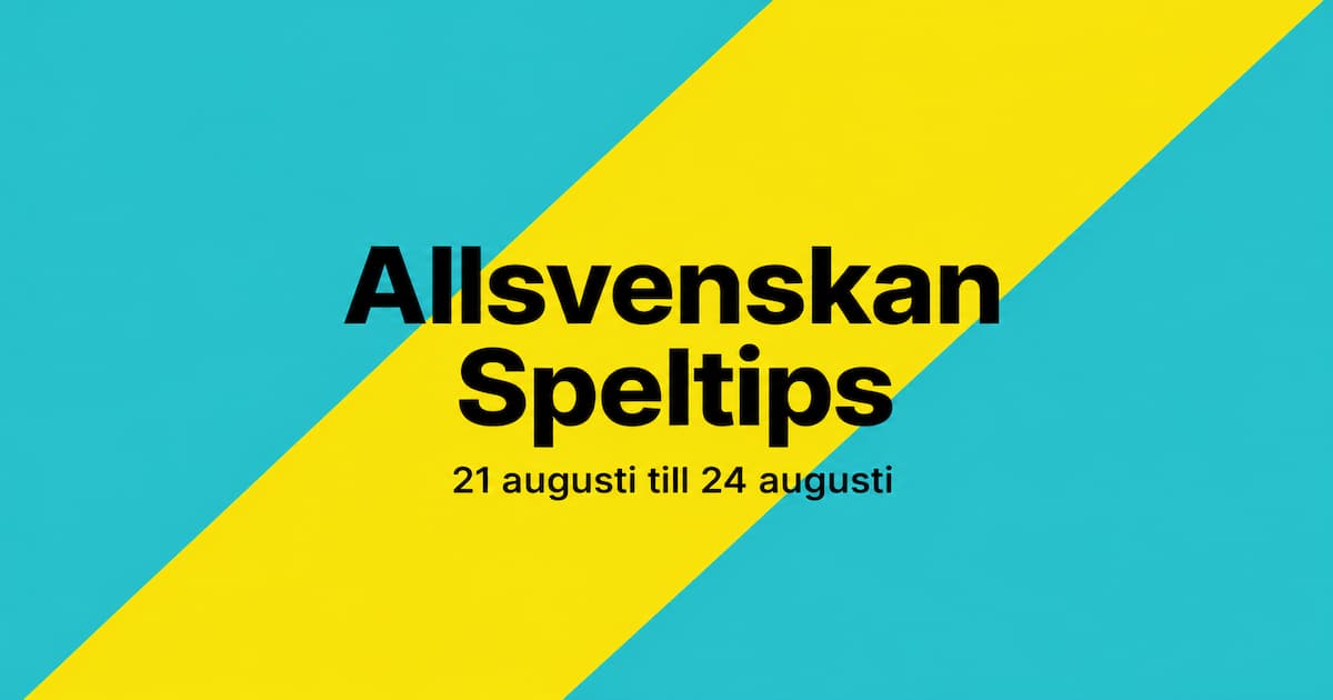 Allsvenskan omgång 18 – Speltips, Odds och Matchanalyser