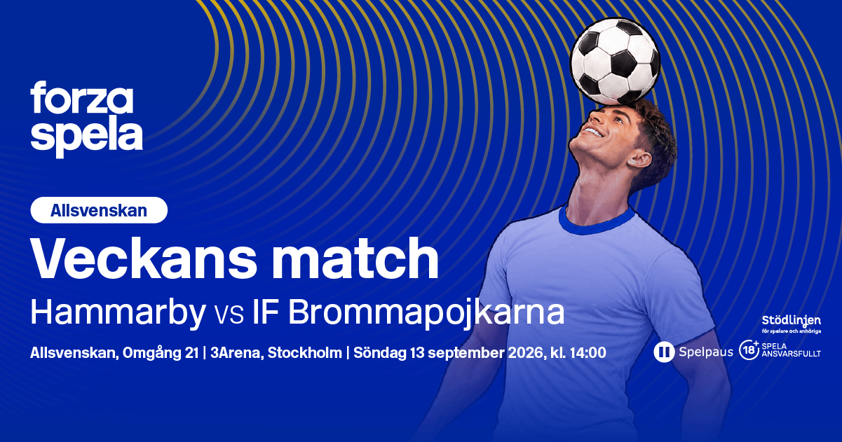 Hammarby-Brommapojkarna: Speltips & Odds