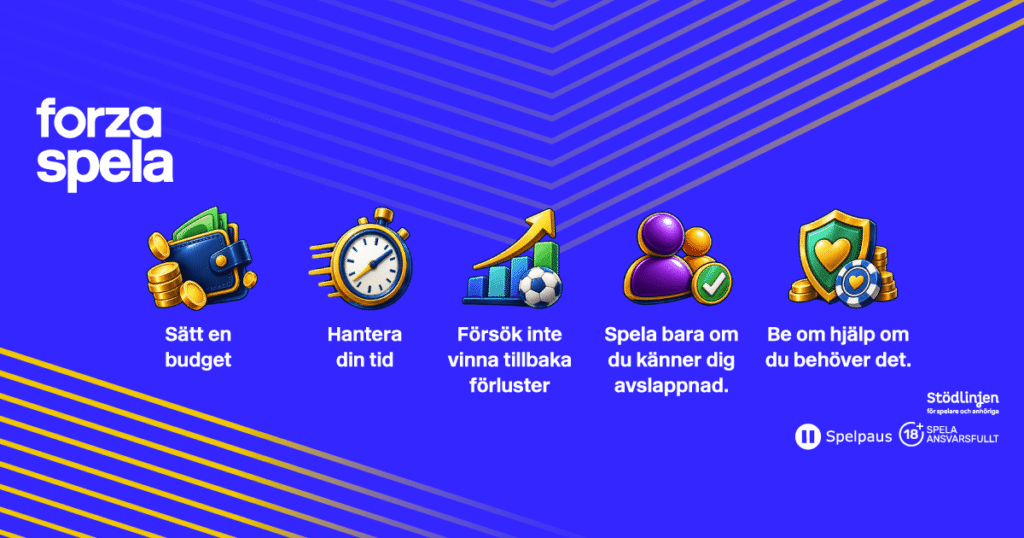 Ansvarsfullt spelande hos svenska nätcasinon