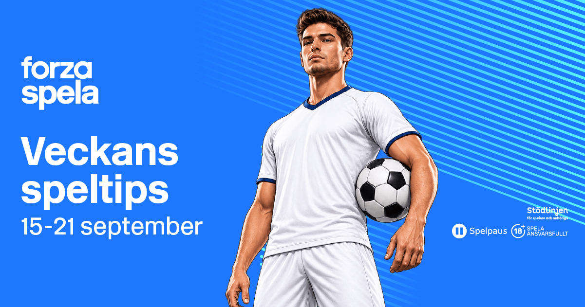 Speltips & Odds 15-21 september: Alla Storligorna