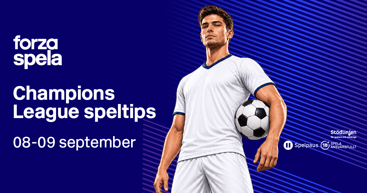 Champions League Speltips & Odds 8-10 september