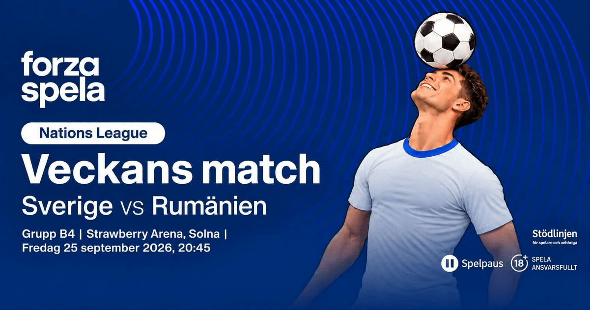 Sverige v Rumänien: Speltips & Odds