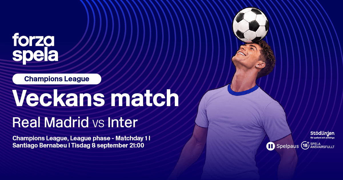 Real Madrid-Inter: Speltips & Odds