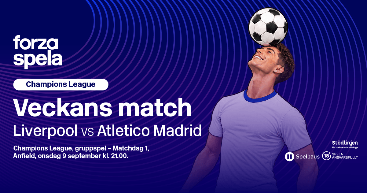Liverpool-Atlético Madrid: Speltips & Odds