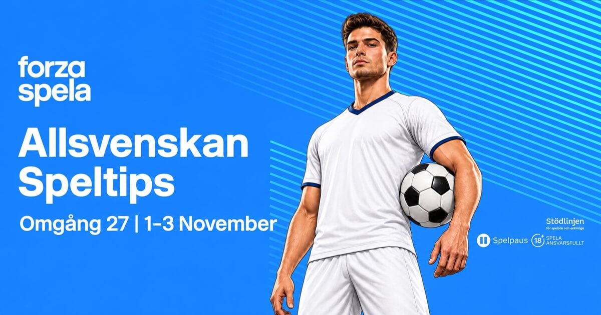 Speltips Allsvenskan omgång 27: Odds och Tips