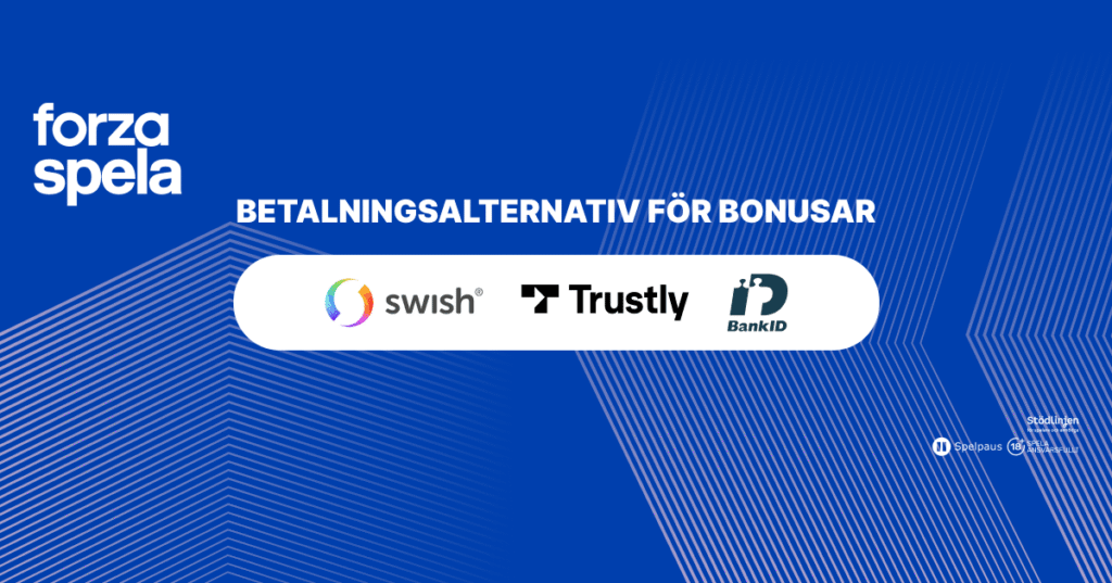 Betalningsmetoder och bonusar