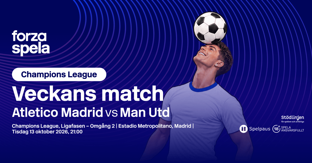 Atlético Madrid v Manchester United: Speltips & Odds
