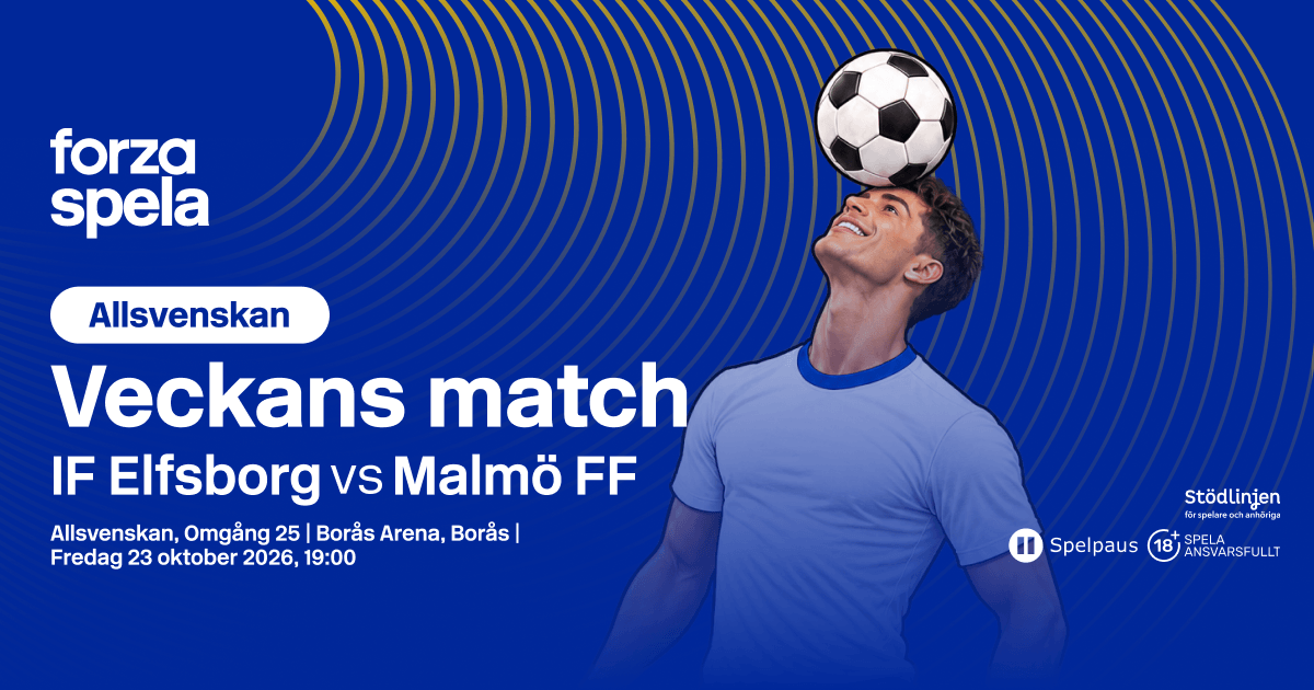 Elfsborg v Malmö FF: Speltips & Odds