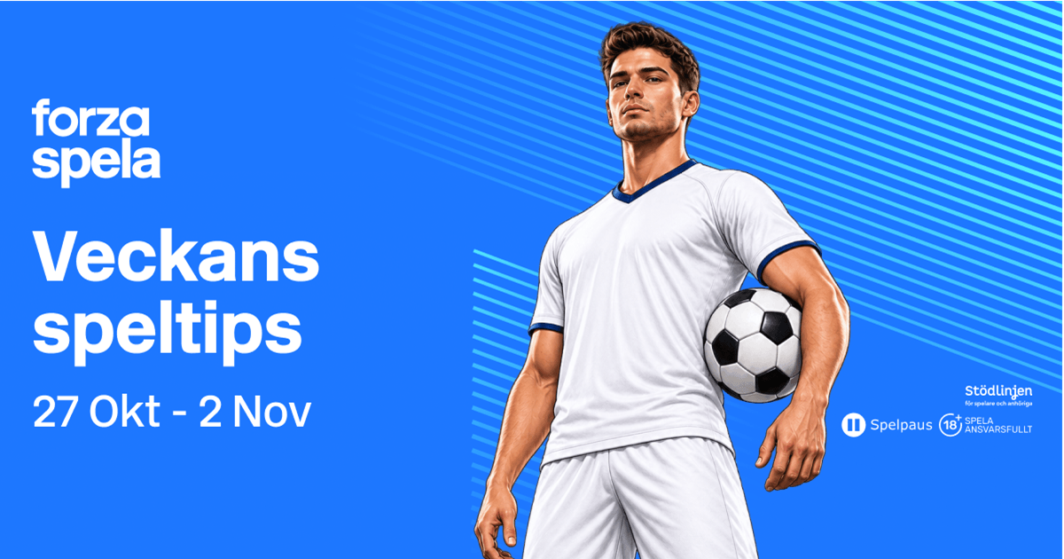 Speltips & Odds 27 oktober-2 november: Alla Storligorna