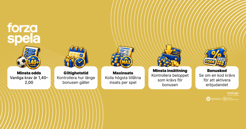 Hur vi väljer de bästa oddsbonusarna