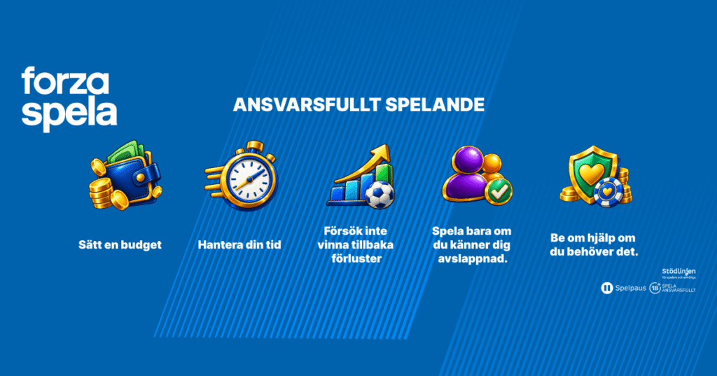 Ansvarsfullt spelande och säkerhet
